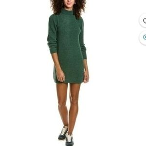 Nation LTD womens Shane Alpaca & Wool-Blend Sweaterdress, Green size M